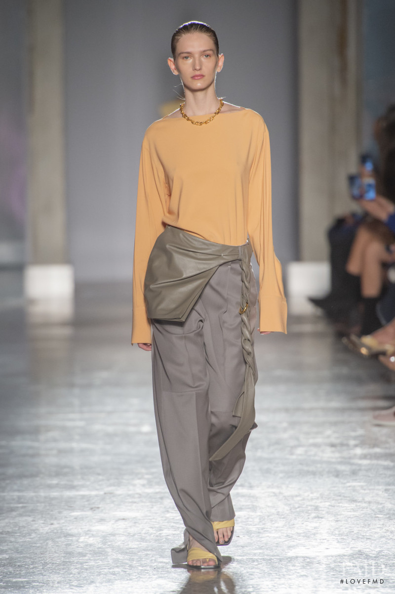 Mia Brammer featured in  the Gabriele Colangelo fashion show for Spring/Summer 2020