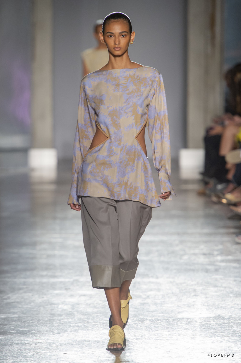 Angelica Alves featured in  the Gabriele Colangelo fashion show for Spring/Summer 2020