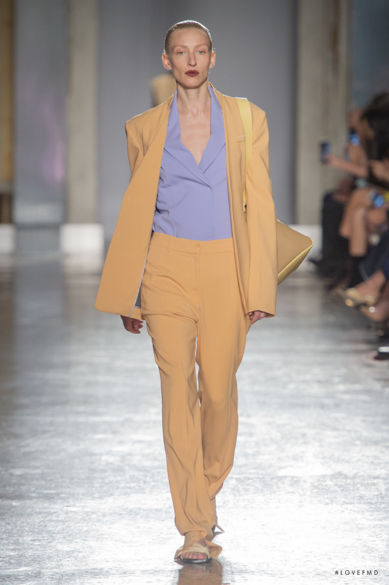 Maggie Maurer featured in  the Gabriele Colangelo fashion show for Spring/Summer 2020