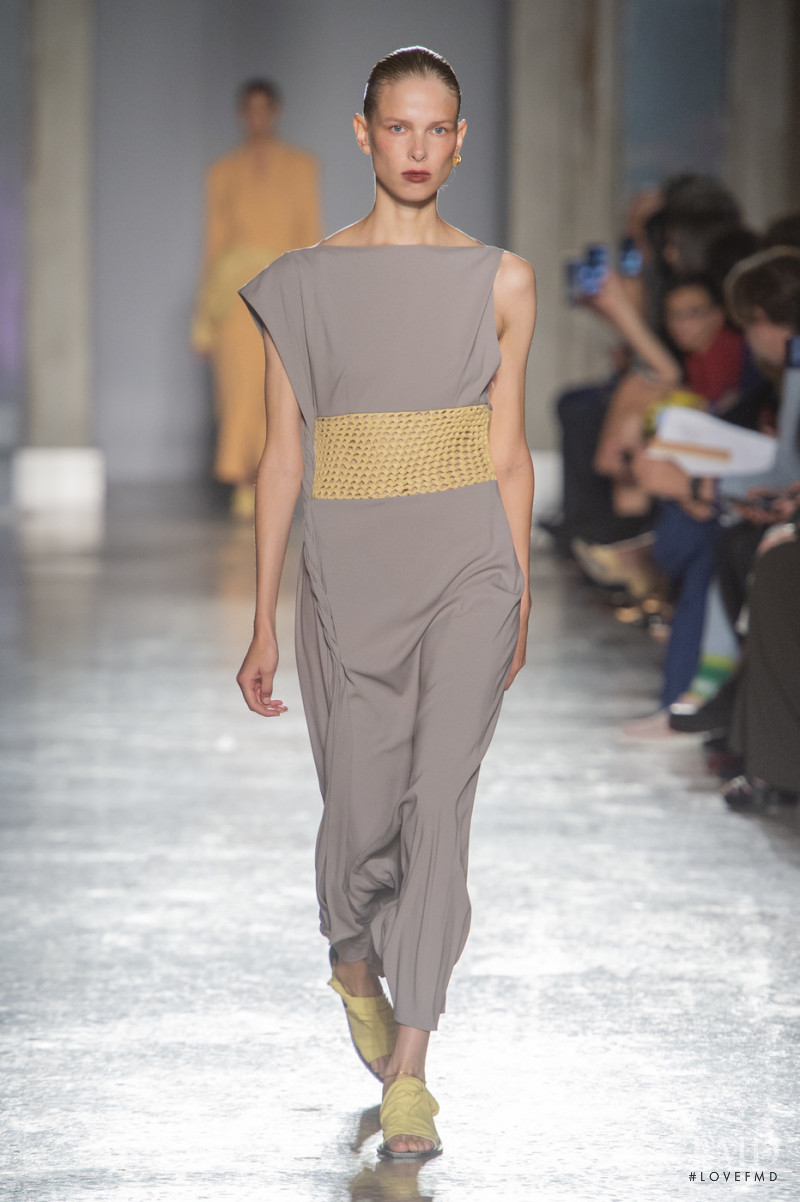 Lina Berg featured in  the Gabriele Colangelo fashion show for Spring/Summer 2020