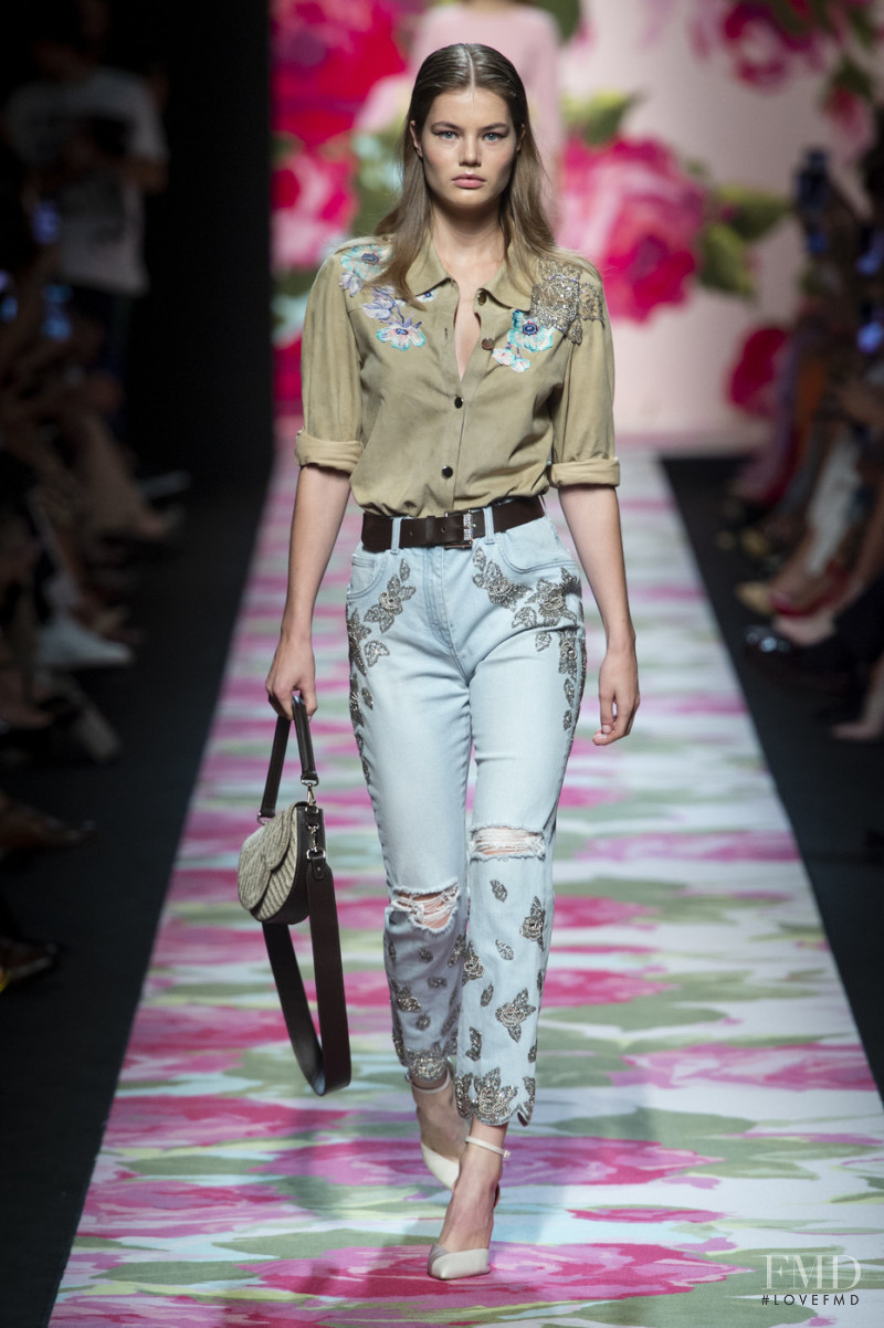 Myrthe Bolt featured in  the Blumarine fashion show for Spring/Summer 2020