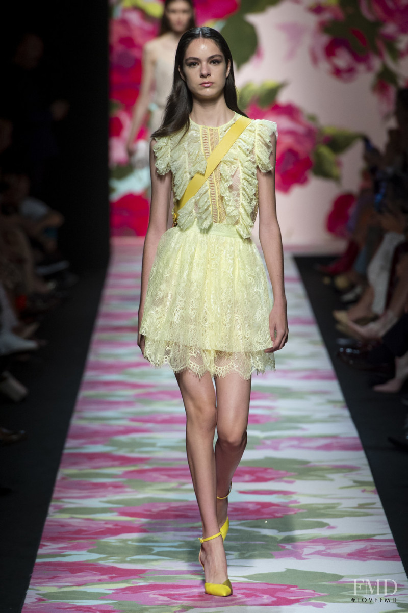 Lucia Mateo featured in  the Blumarine fashion show for Spring/Summer 2020