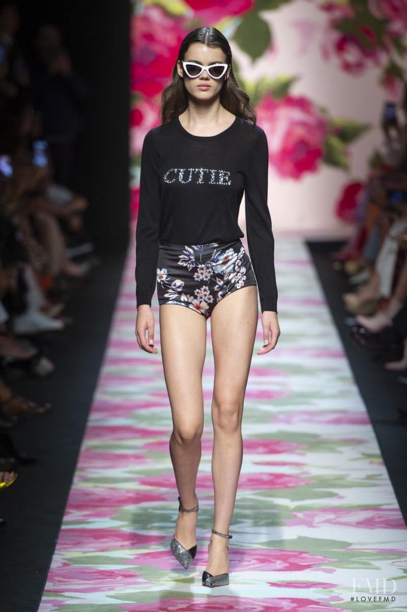 Hannah Sprehe featured in  the Blumarine fashion show for Spring/Summer 2020