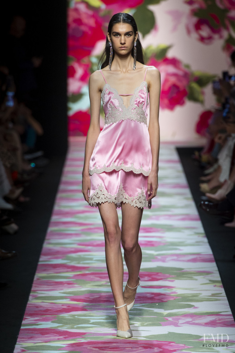 Eugenia Dubinova featured in  the Blumarine fashion show for Spring/Summer 2020