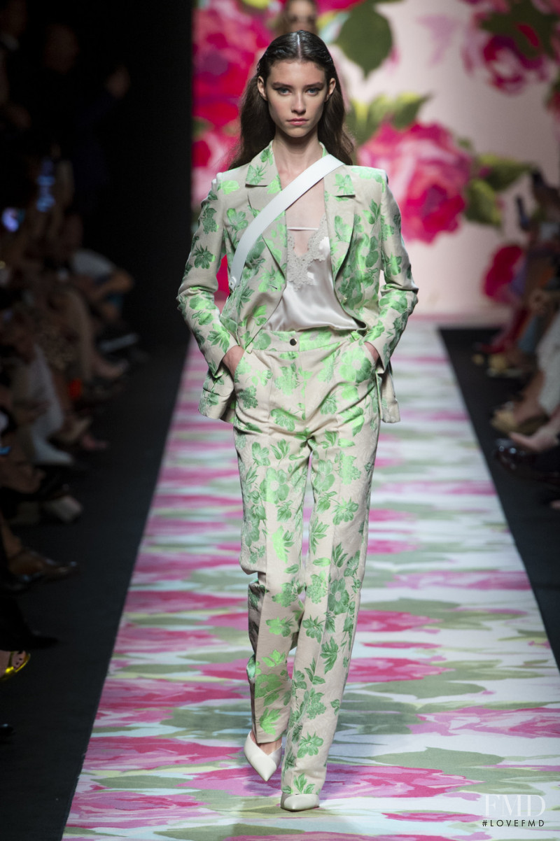 Sophie Martynova featured in  the Blumarine fashion show for Spring/Summer 2020