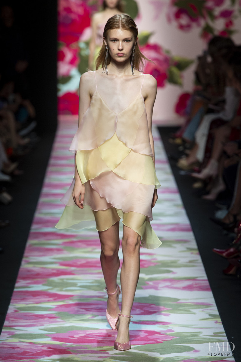 Yeva Podurian featured in  the Blumarine fashion show for Spring/Summer 2020