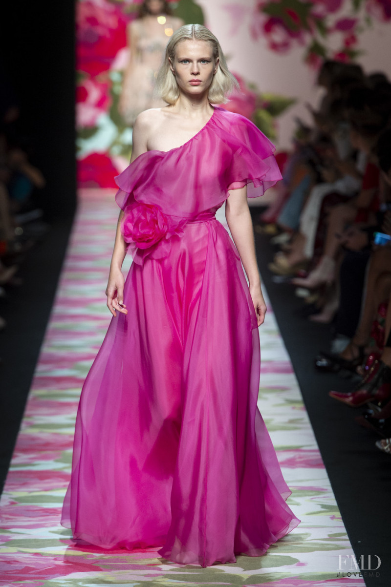 Estelle Nehring featured in  the Blumarine fashion show for Spring/Summer 2020
