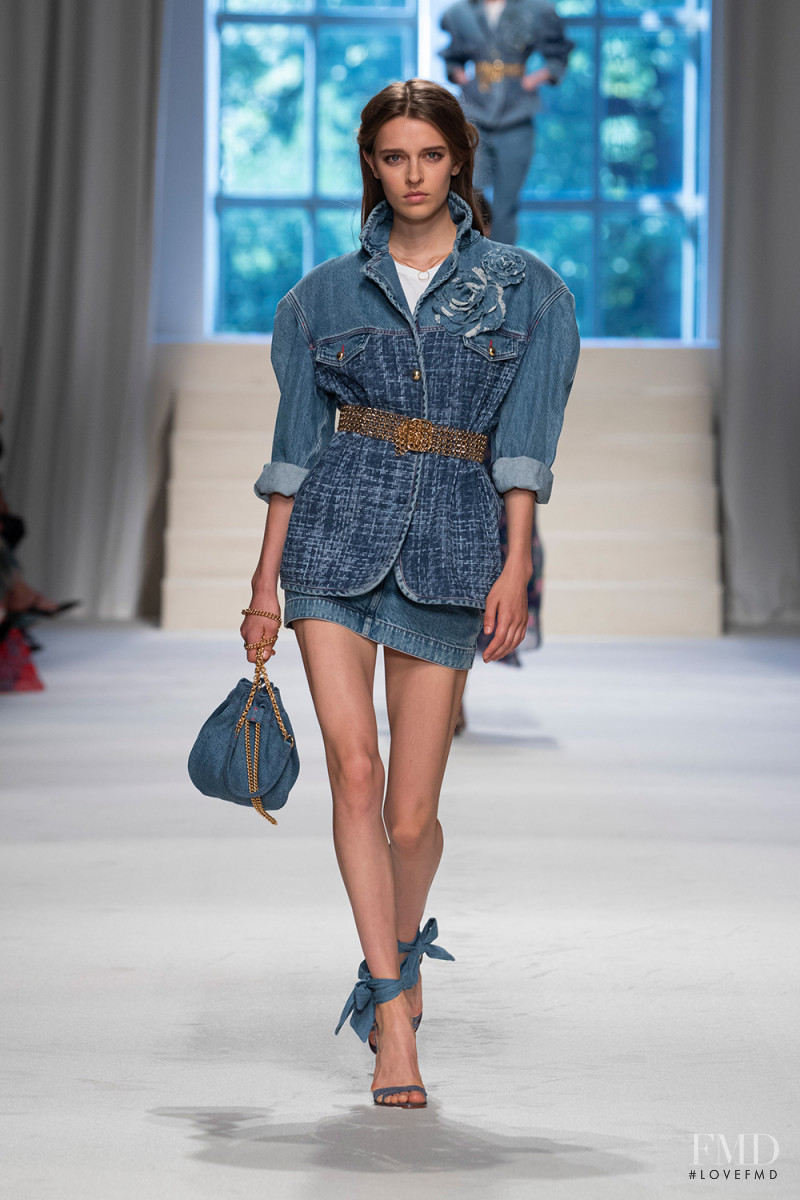 Merel Zoet featured in  the Philosophy di Lorenzo Serafini fashion show for Spring/Summer 2020
