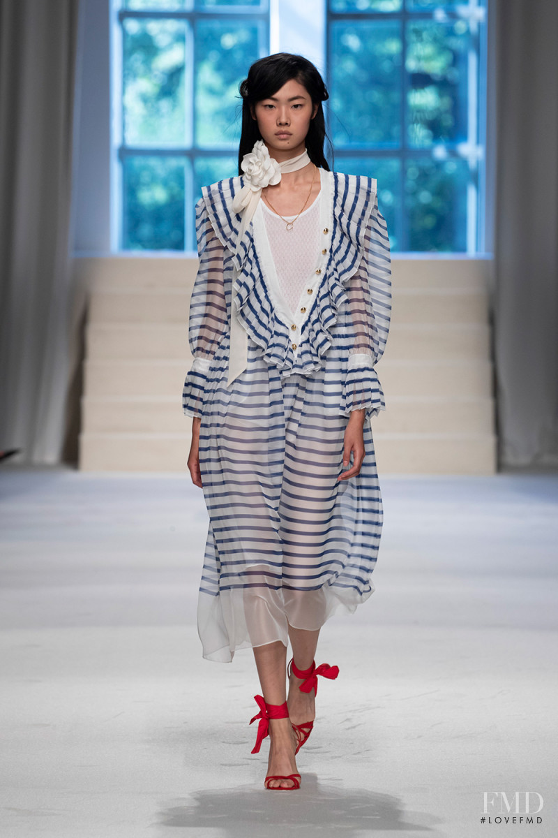 Sijia Kang featured in  the Philosophy di Lorenzo Serafini fashion show for Spring/Summer 2020