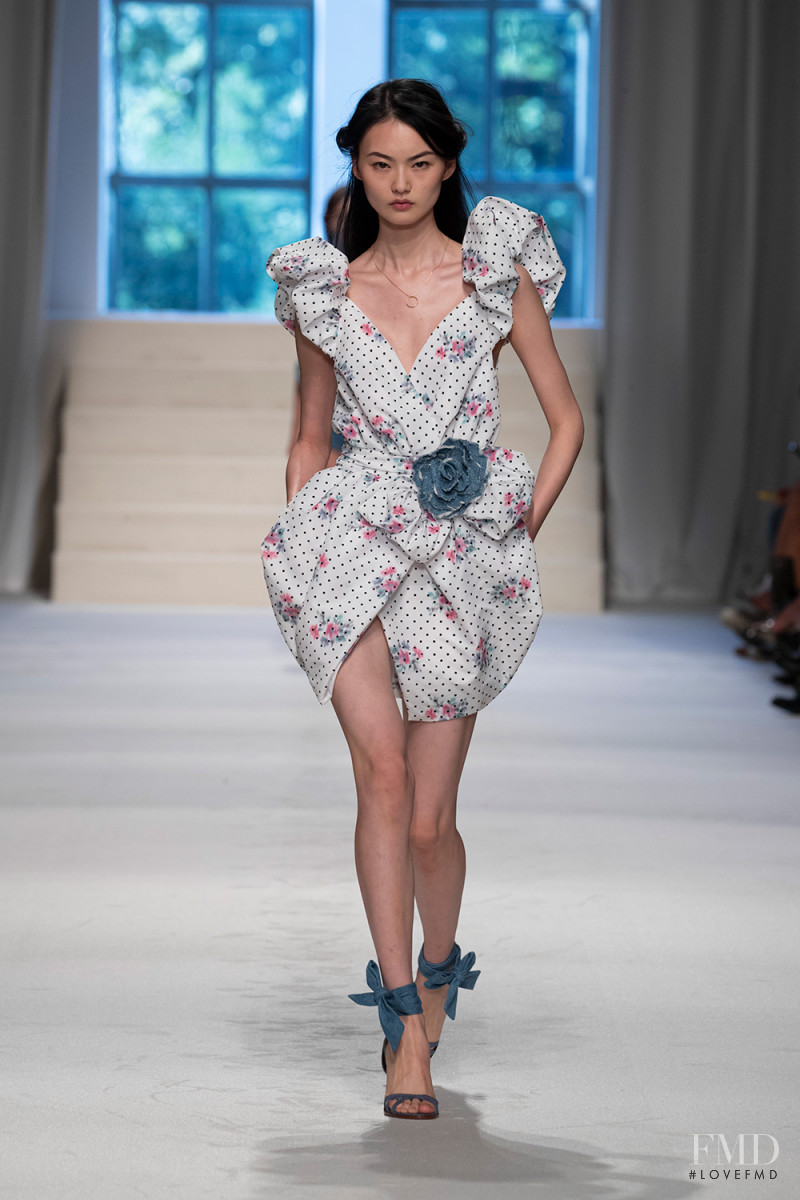 Cong He featured in  the Philosophy di Lorenzo Serafini fashion show for Spring/Summer 2020
