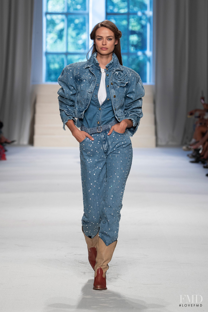 Birgit Kos featured in  the Philosophy di Lorenzo Serafini fashion show for Spring/Summer 2020