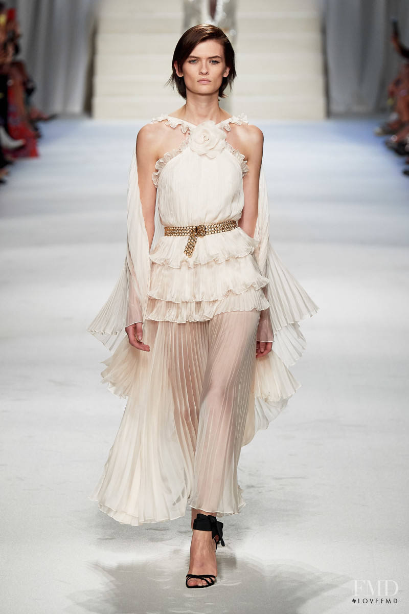 Lara Mullen featured in  the Philosophy di Lorenzo Serafini fashion show for Spring/Summer 2020