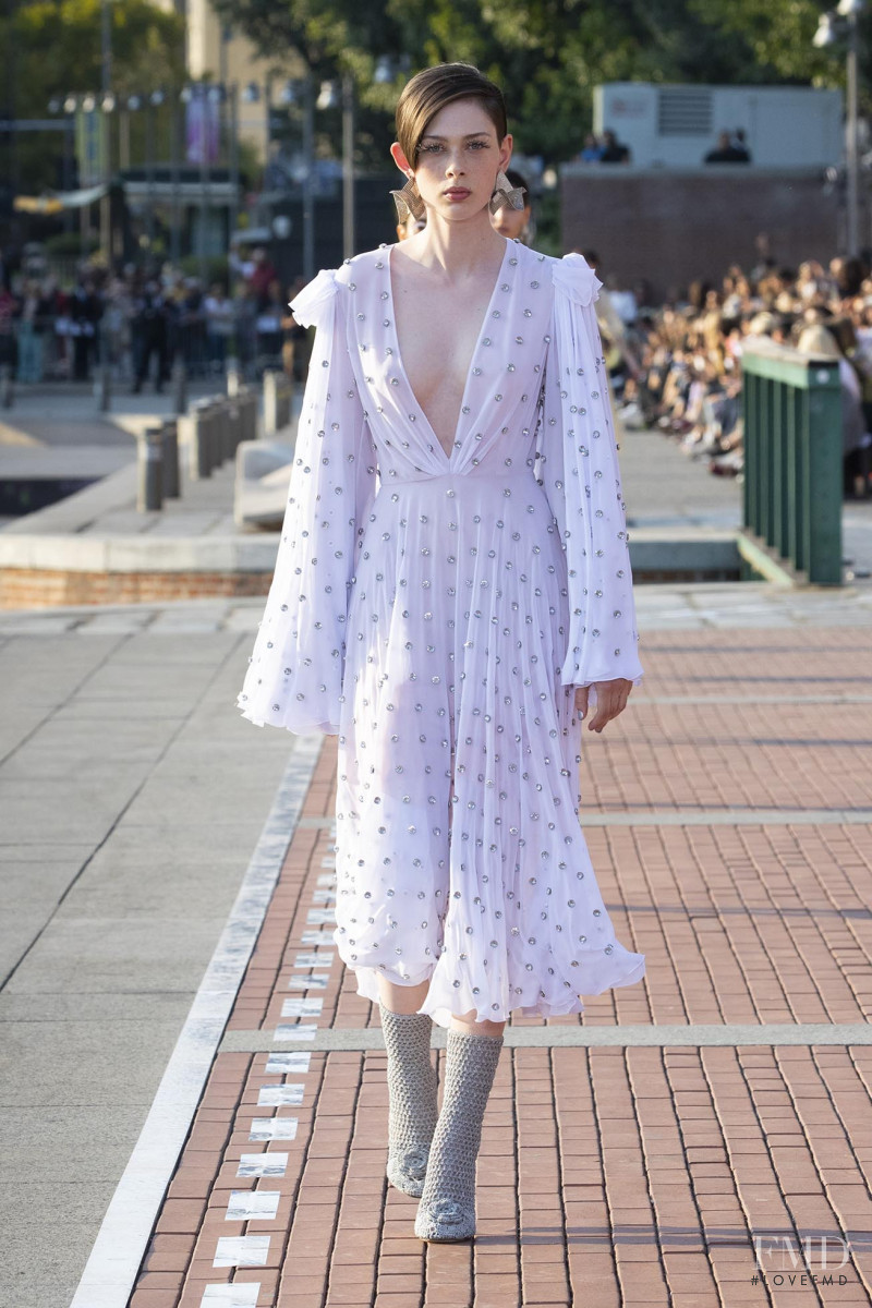Pia Ekman featured in  the Marco de Vincenzo fashion show for Spring/Summer 2020