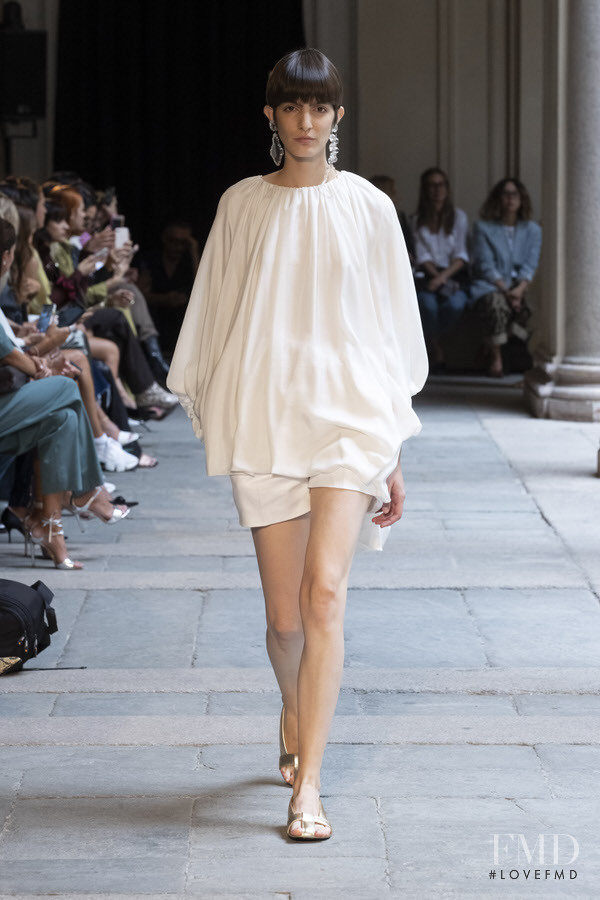 Agostina Martinez featured in  the Calcaterra fashion show for Spring/Summer 2020