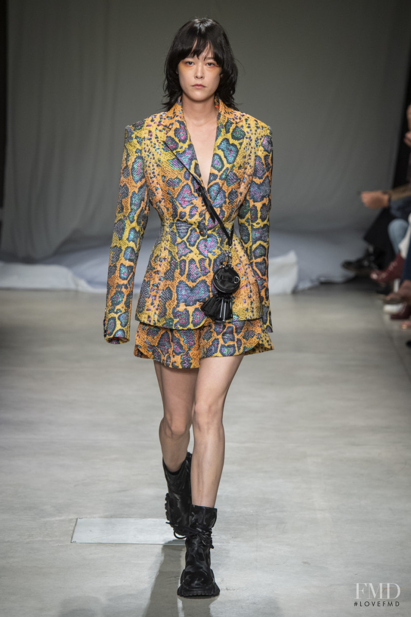 Mae Lapres featured in  the Angel Chen fashion show for Spring/Summer 2020