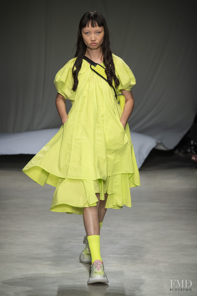 Zhong Liye featured in  the Angel Chen fashion show for Spring/Summer 2020