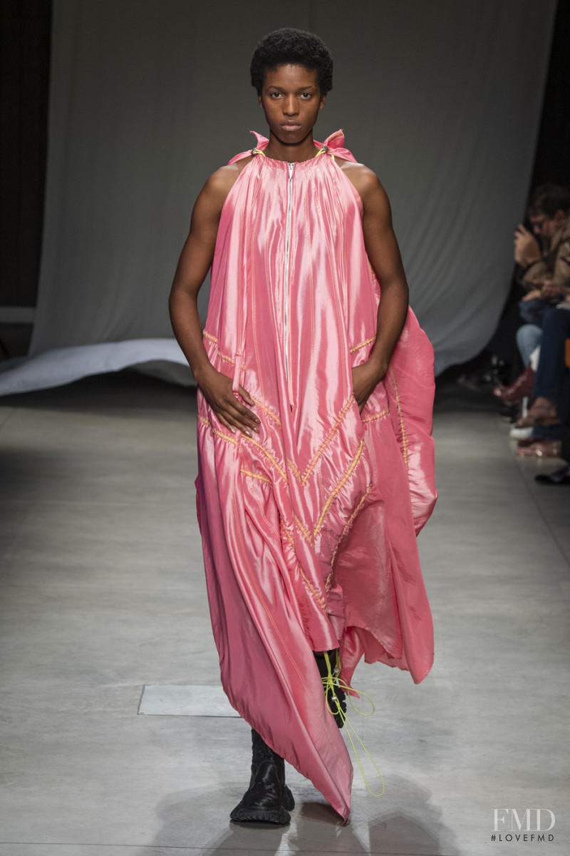 Kathia Nseke featured in  the Angel Chen fashion show for Spring/Summer 2020