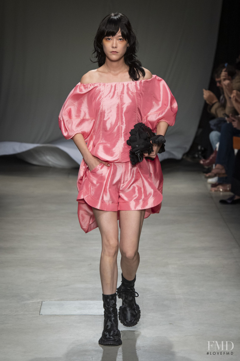 Mae Lapres featured in  the Angel Chen fashion show for Spring/Summer 2020