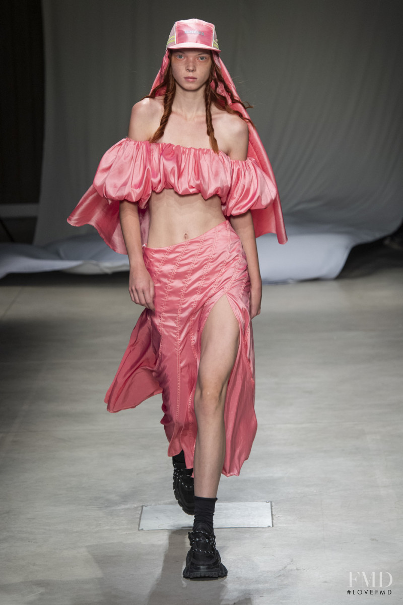 Andra Dragon Sukhetska featured in  the Angel Chen fashion show for Spring/Summer 2020