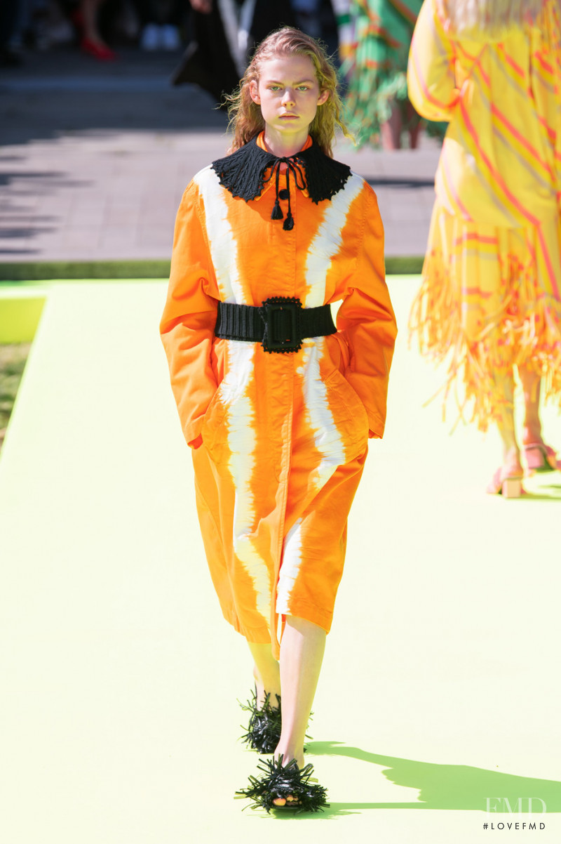 Jodie Alien featured in  the MSGM fashion show for Spring/Summer 2020