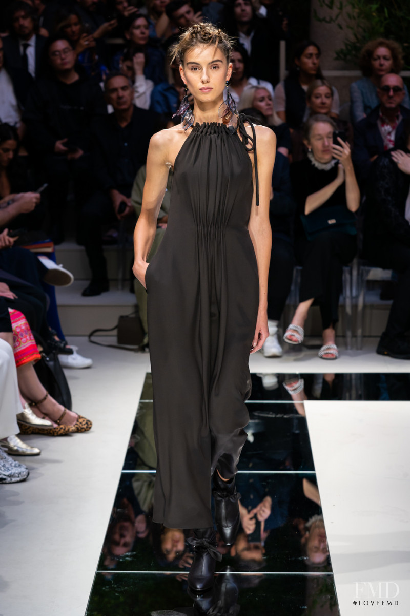 Laura Kerodaite featured in  the Giorgio Armani fashion show for Spring/Summer 2020