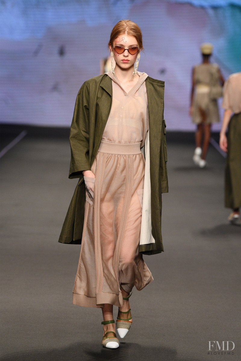 Yeva Podurian featured in  the Anteprima fashion show for Spring/Summer 2020