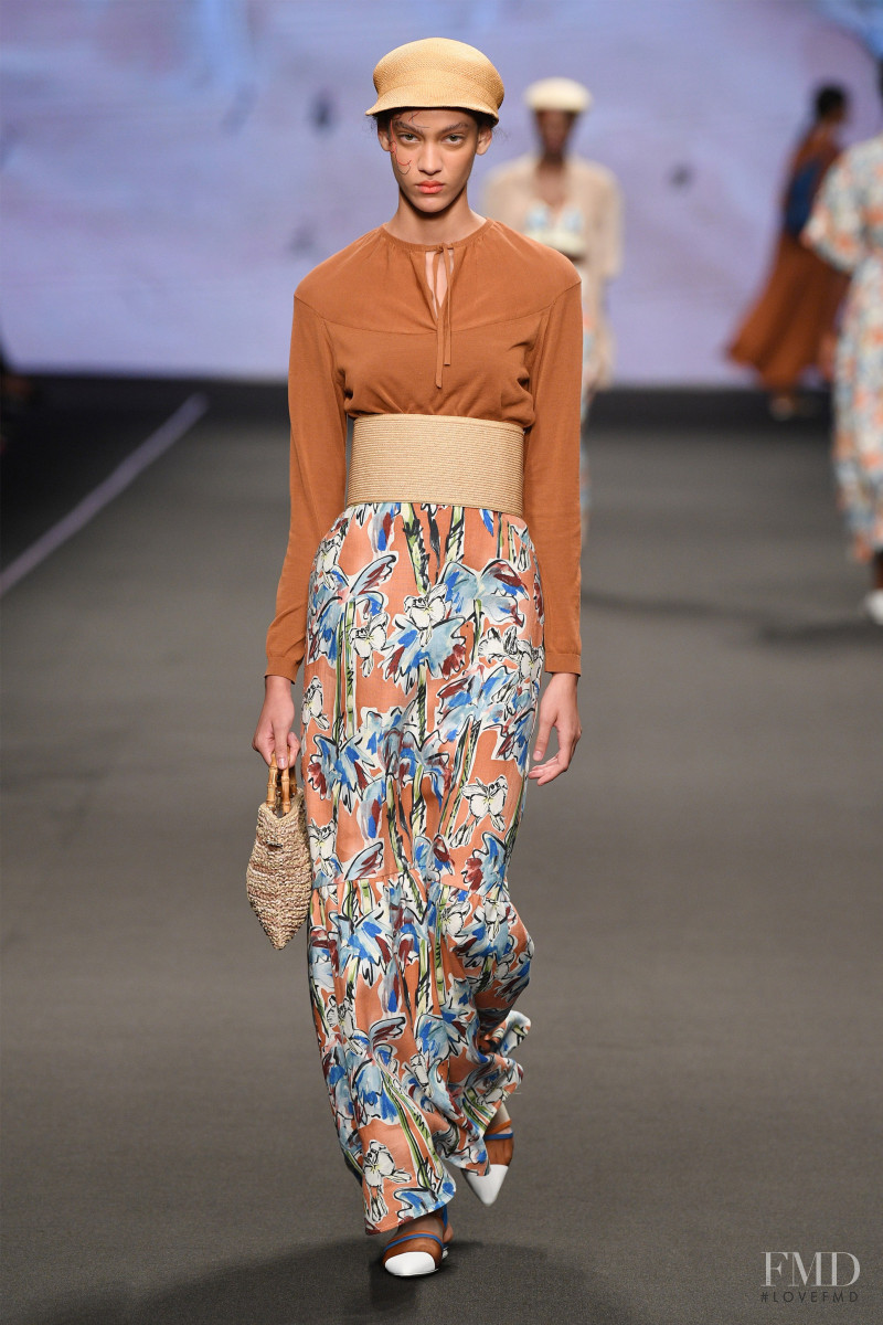 Nayeli Figueroa featured in  the Anteprima fashion show for Spring/Summer 2020