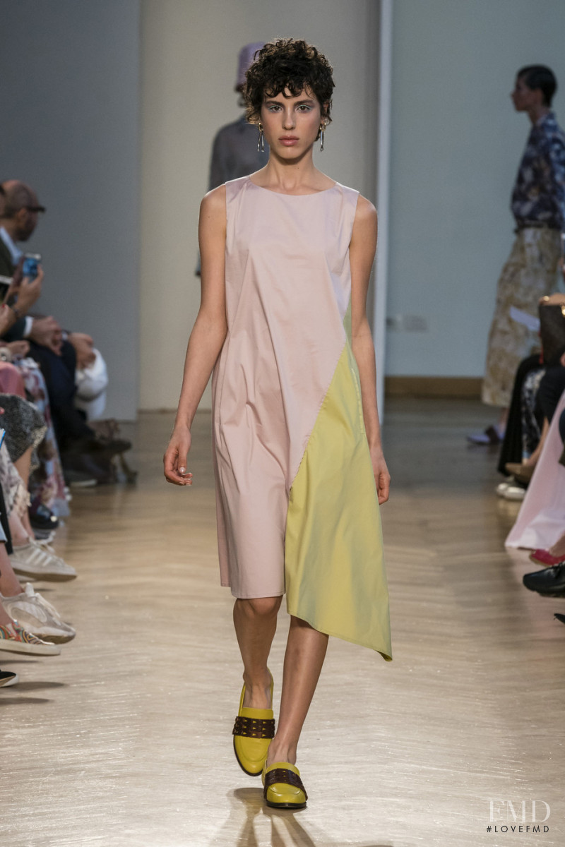 Ariel Halevy featured in  the Cividini fashion show for Spring/Summer 2020