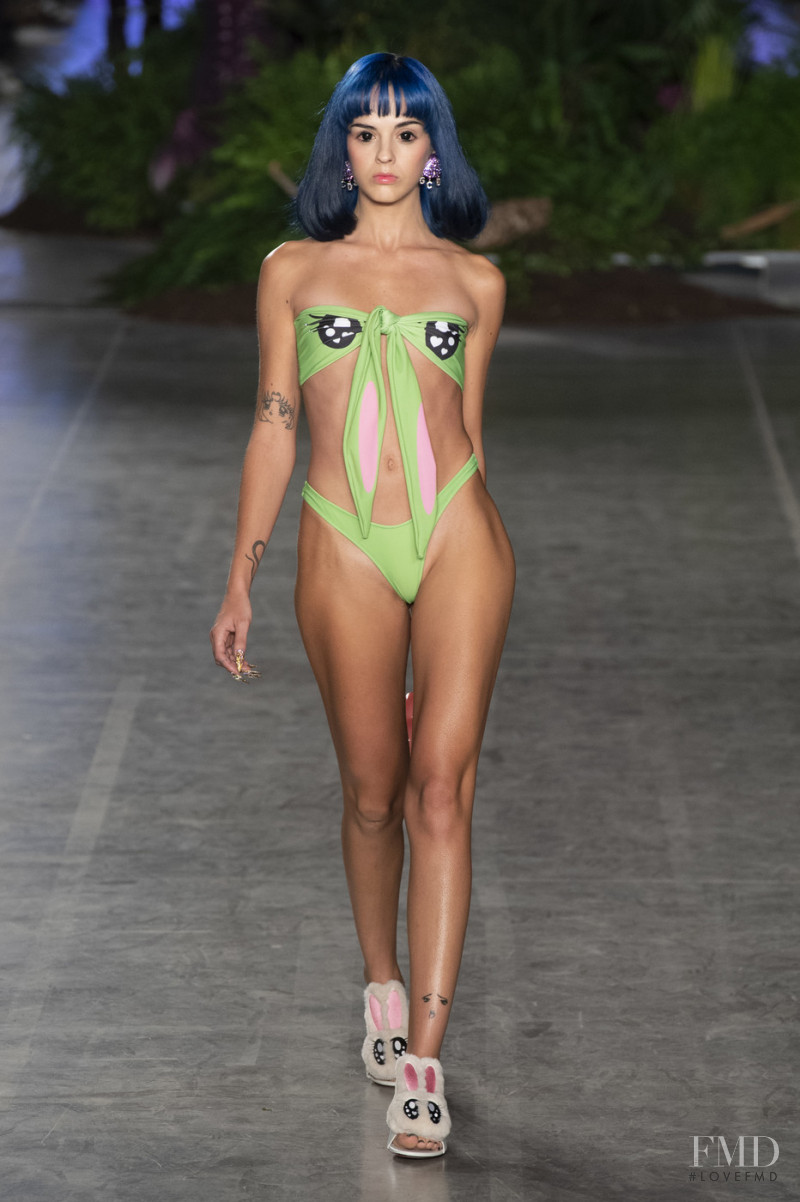 Sita Abellan featured in  the GCDS fashion show for Spring/Summer 2020