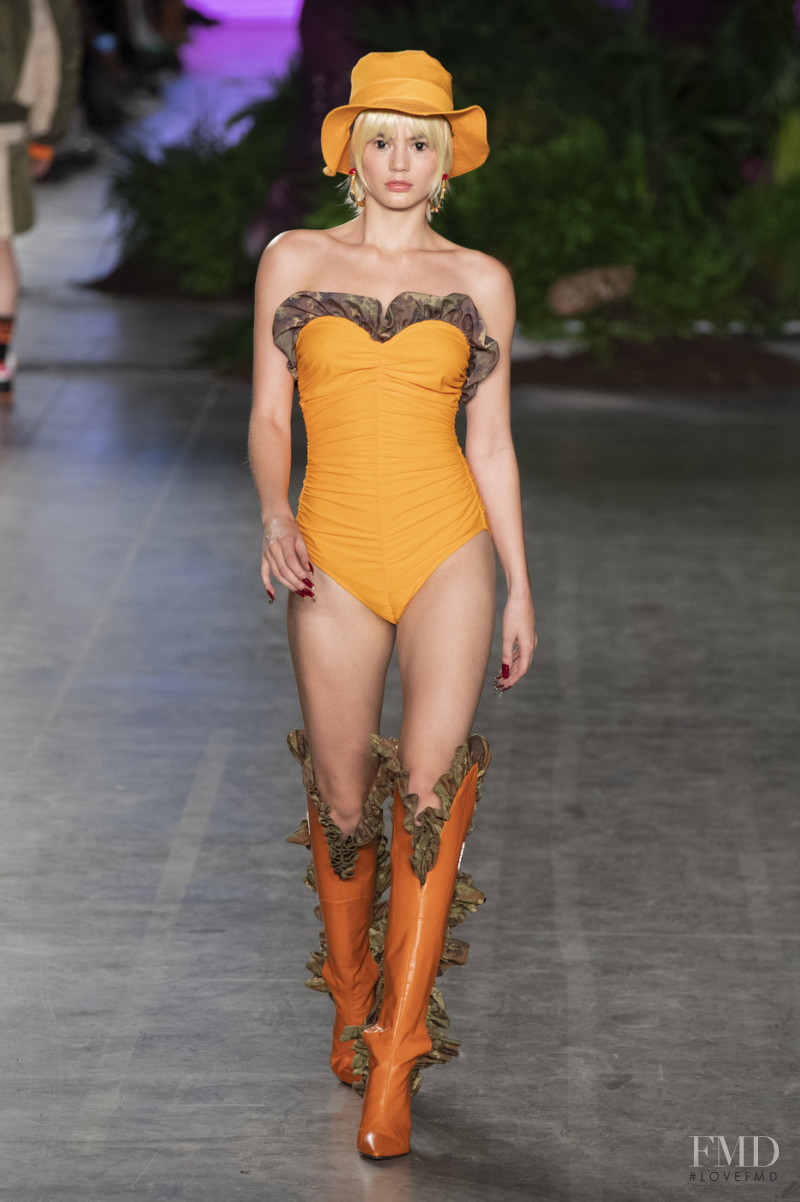 Myrthe Bolt featured in  the GCDS fashion show for Spring/Summer 2020