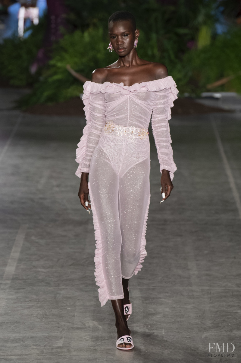 Adot Gak featured in  the GCDS fashion show for Spring/Summer 2020