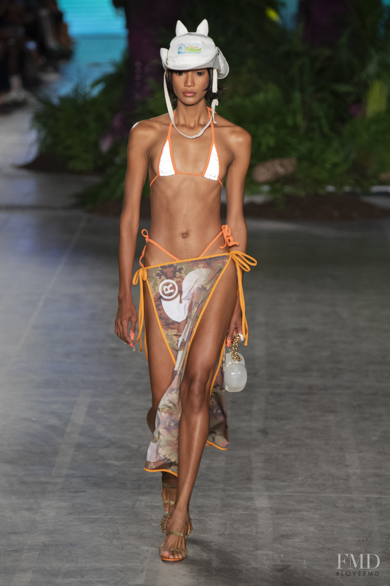 Shaderska Valdez Duran featured in  the GCDS fashion show for Spring/Summer 2020