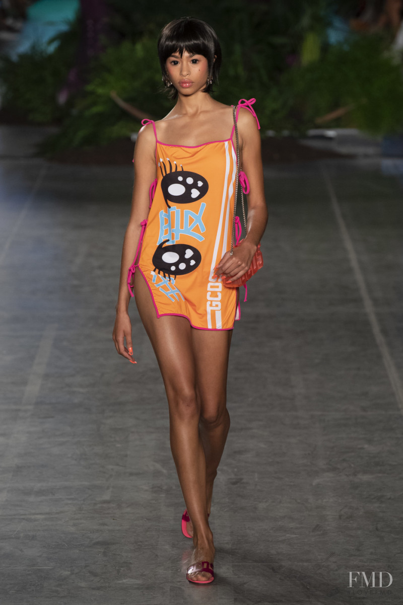 Zoe Thaets featured in  the GCDS fashion show for Spring/Summer 2020