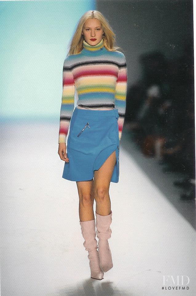 Erika Wall featured in  the Matthew Williamson fashion show for Autumn/Winter 2002