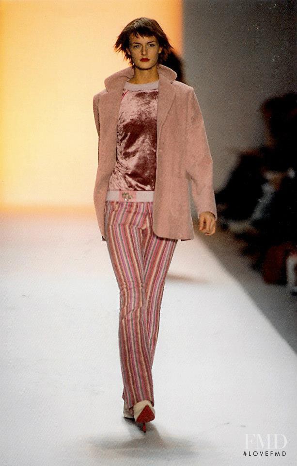 Jacquetta Wheeler featured in  the Matthew Williamson fashion show for Autumn/Winter 2002