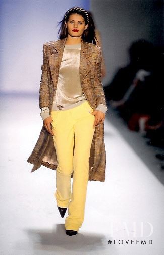 Isabeli Fontana featured in  the Matthew Williamson fashion show for Autumn/Winter 2002
