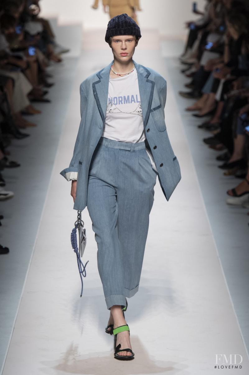 Estelle Nehring featured in  the Ermanno Scervino fashion show for Spring/Summer 2020