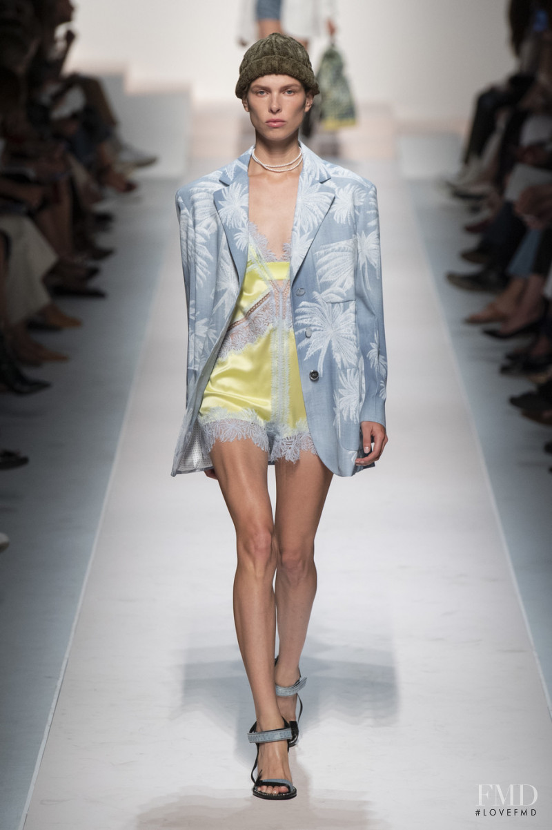 Lina Berg featured in  the Ermanno Scervino fashion show for Spring/Summer 2020