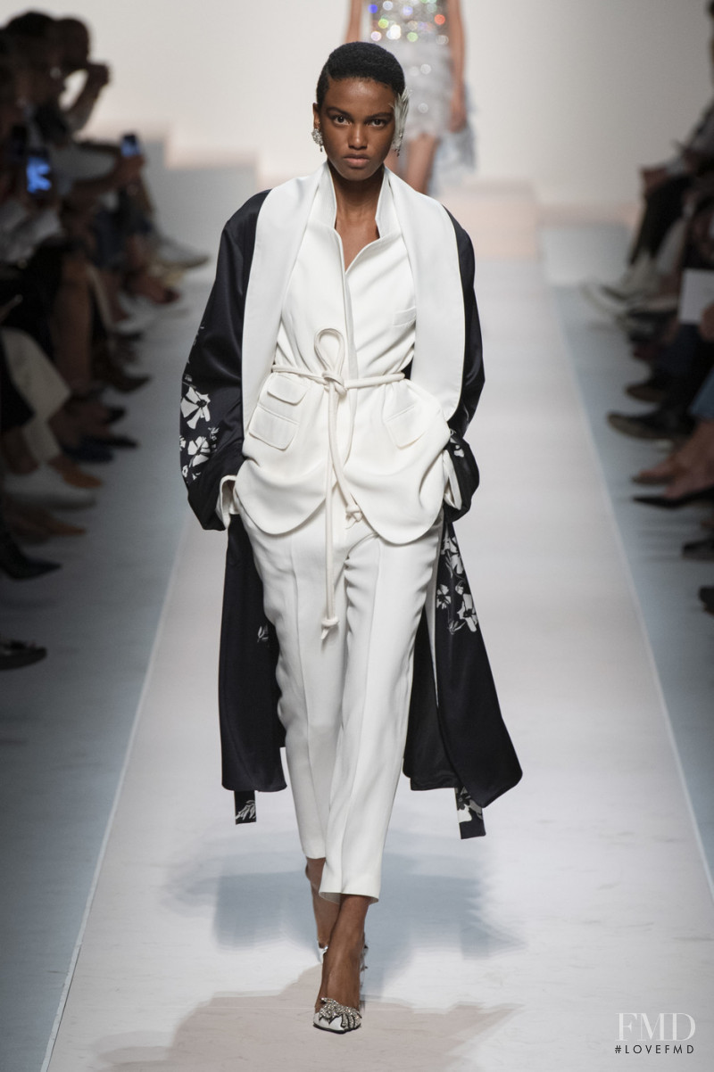 Ana Barbosa featured in  the Ermanno Scervino fashion show for Spring/Summer 2020