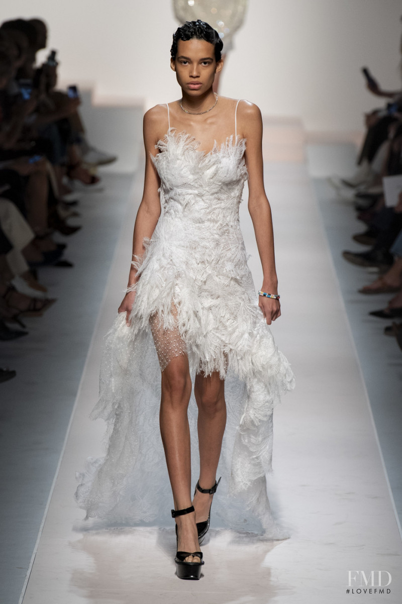 Lara Menezes featured in  the Ermanno Scervino fashion show for Spring/Summer 2020