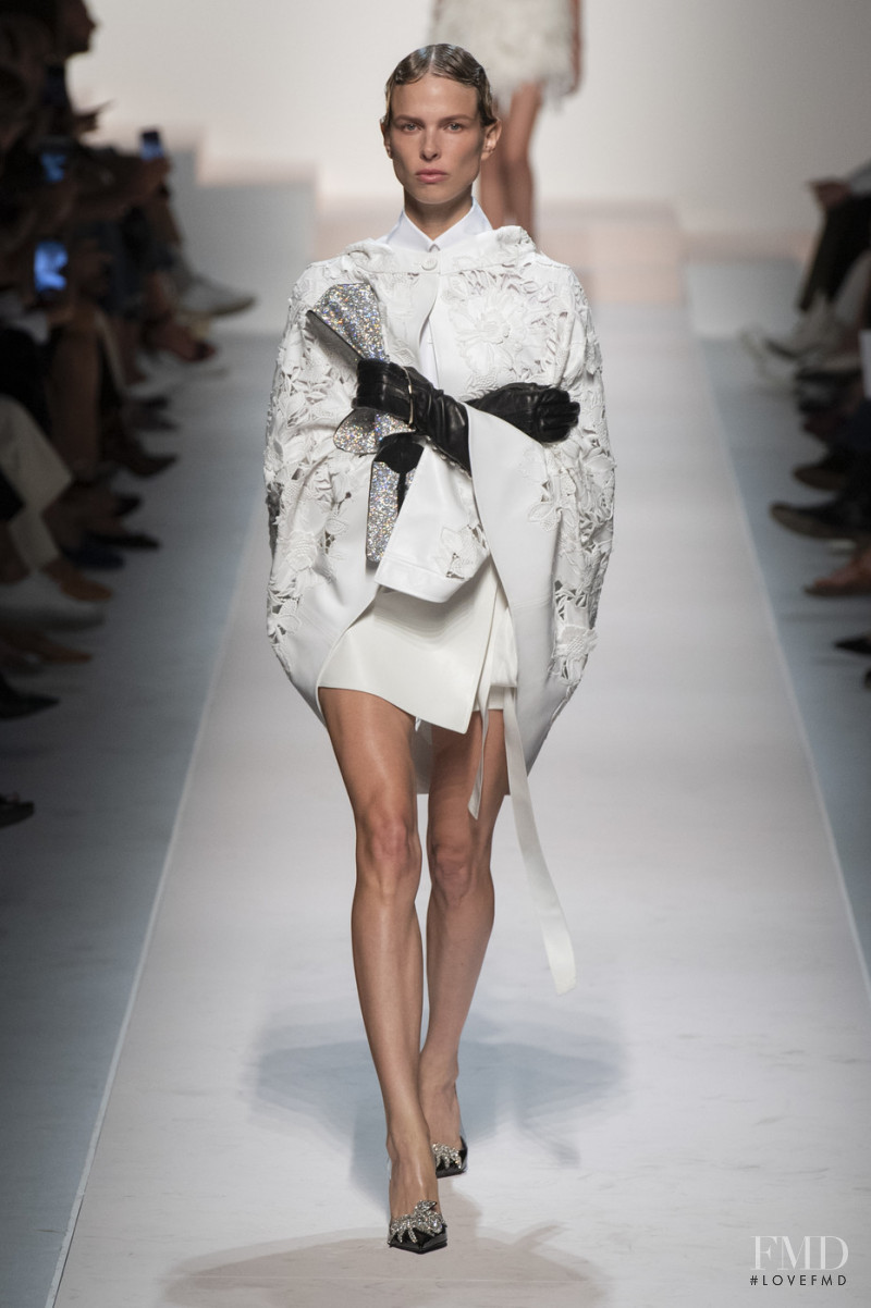 Lina Berg featured in  the Ermanno Scervino fashion show for Spring/Summer 2020