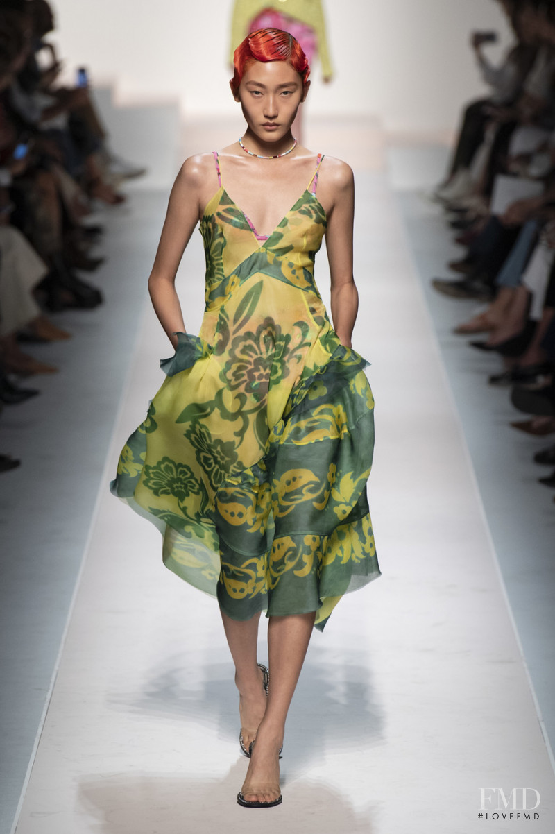 Bing Bing Yuan featured in  the Ermanno Scervino fashion show for Spring/Summer 2020