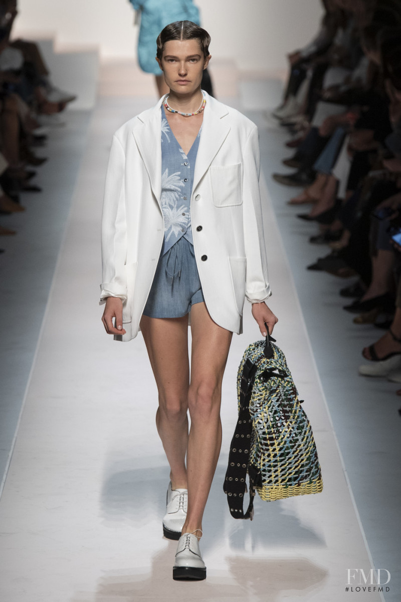 Laura Schoenmakers featured in  the Ermanno Scervino fashion show for Spring/Summer 2020