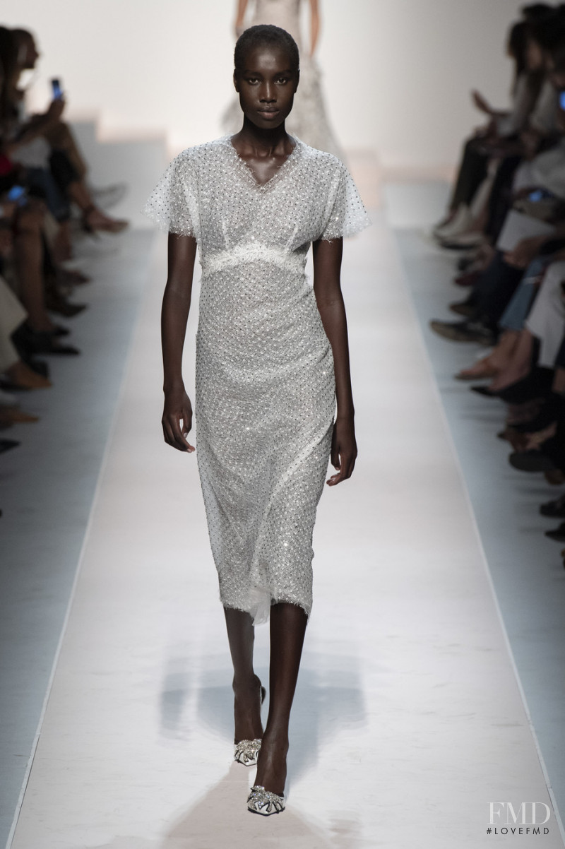 Nya Gatbel featured in  the Ermanno Scervino fashion show for Spring/Summer 2020