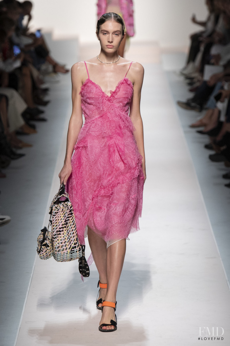 Karolina Egersdorfova featured in  the Ermanno Scervino fashion show for Spring/Summer 2020