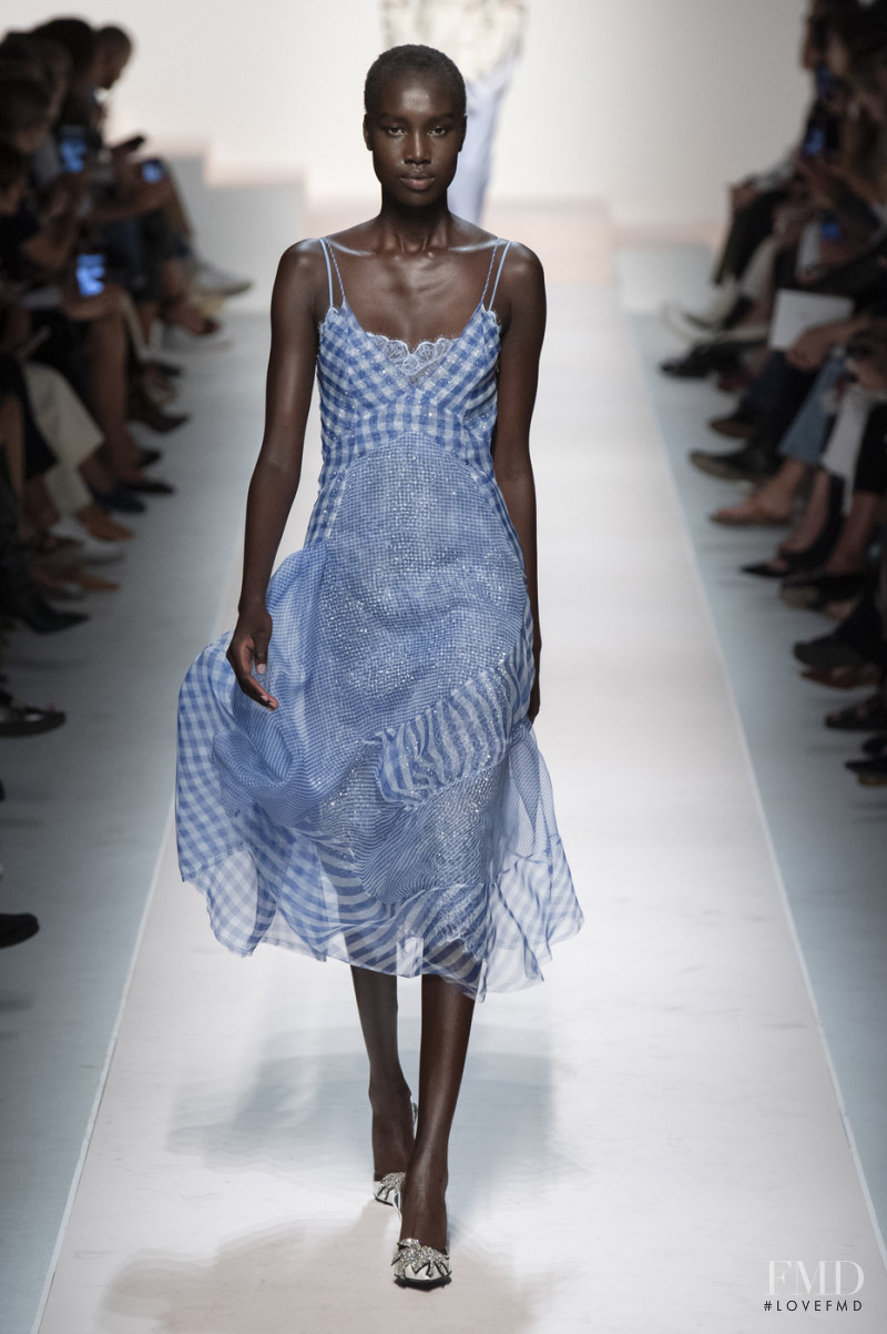 Nya Gatbel featured in  the Ermanno Scervino fashion show for Spring/Summer 2020