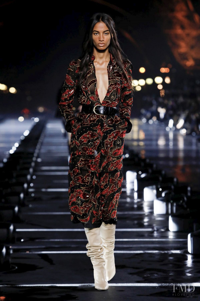 Sacha Quenby featured in  the Saint Laurent fashion show for Spring/Summer 2020