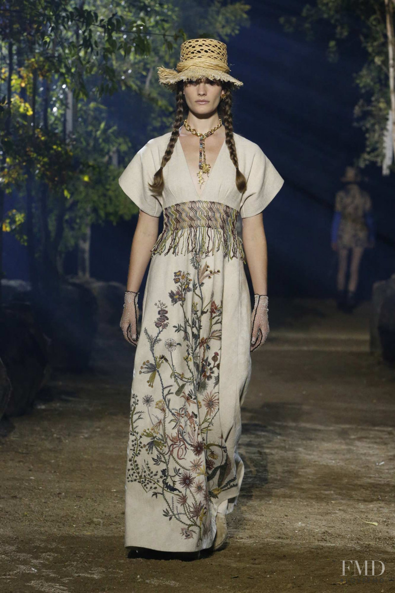 Carolina Burgin featured in  the Christian Dior fashion show for Spring/Summer 2020