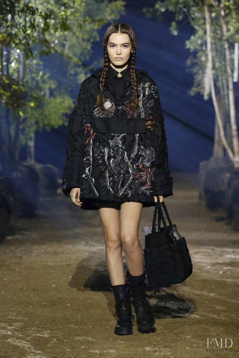 Dana Dobrinskaya featured in  the Christian Dior fashion show for Spring/Summer 2020