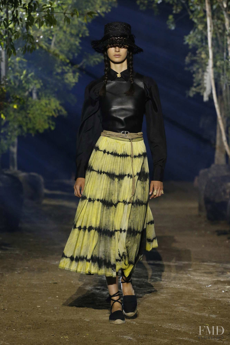 Africa Penalver featured in  the Christian Dior fashion show for Spring/Summer 2020